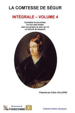 portada La comtesse de Ségur - Intégrale - volume 4 (in French)