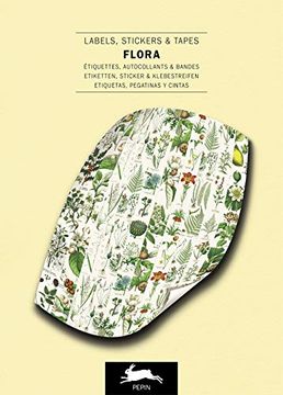 portada Flora: Label & Sticker Book (in English)