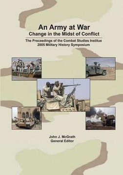 portada An Army at War: Change in the Midst of Conflict (en Inglés)