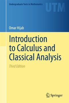 portada Introduction to Calculus and Classical Analysis (en Inglés)