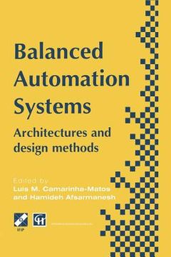 portada Balanced Automation Systems: Architectures and Design Methods (en Inglés)