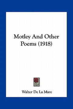 portada motley and other poems (1918) (en Inglés)
