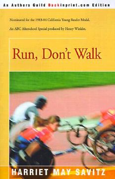 portada run, don't walk (en Inglés)
