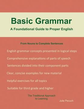 portada Basic Grammar: A Foundational Guide to Proper English (en Inglés)