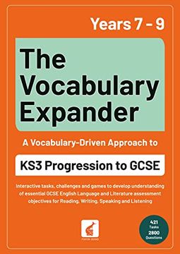 portada The Vocabulary Expander: Ks3 Progression to Gcse for Years 7 to 9 (Paperback)