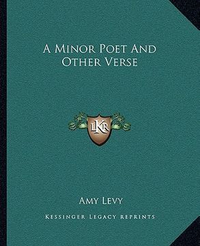 portada a minor poet and other verse (en Inglés)