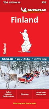 portada Michelin Finland map 754 (Maps (en Inglés)