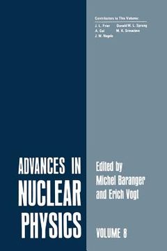 portada Advances in Nuclear Physics: Volume 8 (en Inglés)
