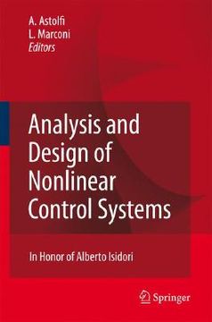 portada analysis and design of nonlinear control systems: in honor of alberto isidori (en Inglés)