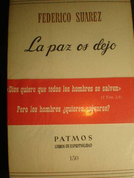 portada La paz os Dejo ( Patmos, 150 )