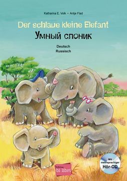 portada Der Schlaue Kleine Elefant - Deutsch-Russisch
