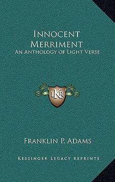 portada innocent merriment: an anthology of light verse (en Inglés)