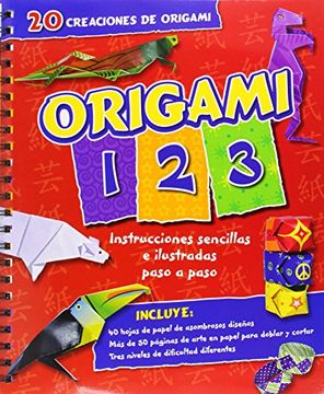portada Origami: 20 Creaciones de Origami. Instrucciones Sencillas e Ilustradas Paso a Paso. (Actividades y Destrezas)