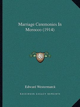 portada marriage ceremonies in morocco (1914) (in English)