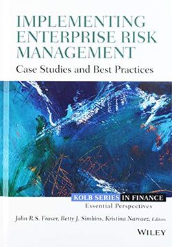 portada Implementing Enterprise Risk Management: Case Studies and Best Practices (Robert w. Kolb Series) (en Inglés)