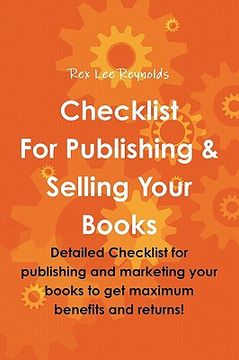 portada checklist for publishing & selling your books (en Inglés)