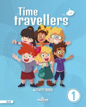 portada Time Travellers 1 Blue Activity Book English 1 Primaria (en Inglés)