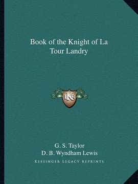 portada book of the knight of la tour landry (in English)
