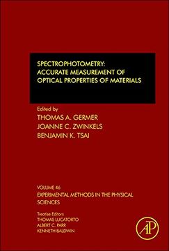 portada Spectrophotometry: Accurate Measurement of Optical Properties of Materials (Volume 46) (Experimental Methods in the Physical Sciences, Volume 46)