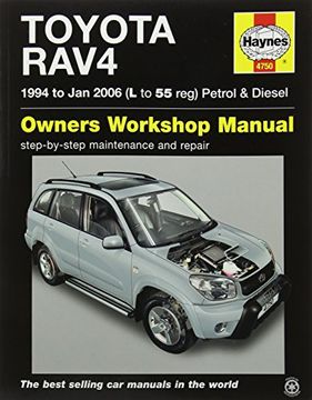 portada Toyota RAV4 Petrol & Diesel Service and Repair Manual: 1994 to 2006 (Haynes Service and Repair Manuals)