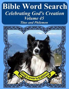 portada Bible Word Search Celebrating God's Creation Volume 45: Titus and Philemon Extra Large Print (in English)