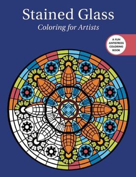 portada Stained Glass: Coloring for Artists