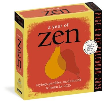 portada A Year of zen Page-A-Day Calendar 2025: Sayings, Parables, Meditations & Haiku for 2025 (en Inglés)