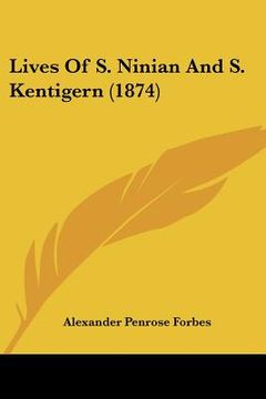 portada lives of s. ninian and s. kentigern (1874) (in English)