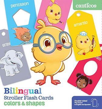 portada Bilingual Stroller Flash Cards: Colors & Shapes (in English)