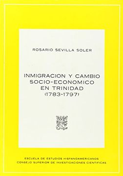 portada Inmigracion Y Cambio - Socioec. Trinidad