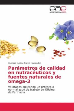 portada Parametros de Calidad en Nutraceuticos y Fuentes Naturales de Omega-3 (in Spanish)