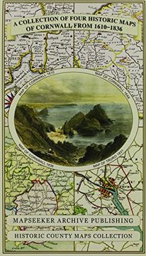 portada Collection of Four Historic Maps of Cornwall From 1610-1836 (Historic Counties map Collection) 
