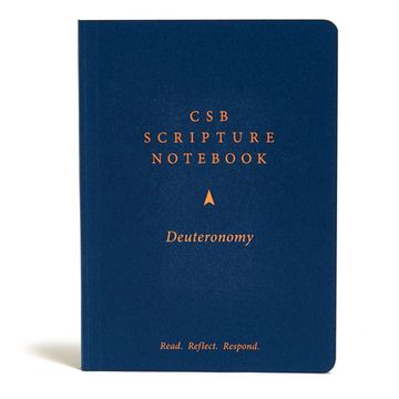 portada Csb Scripture Notebook, Deuteronomy, Black Letter, Single-Column, Notetaking, Journaling Space, Sermon Series, Personal Study, Concise Format, Easy-To-Read Bible Serif Type