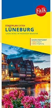 portada Falk Stadtplan Extra Lüneburg 1: 15. 000 (en Alemán)