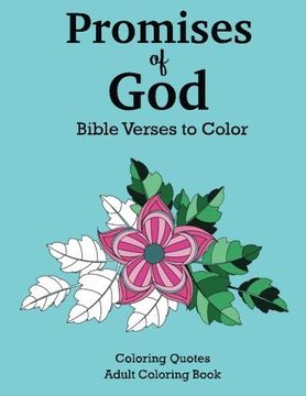 portada Promises of God Bible Verses to Color (Coloring Quotes Adult Coloring Book)