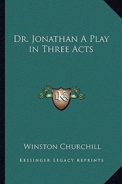 portada dr. jonathan a play in three acts (in English)