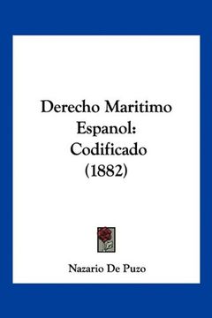 portada Derecho Maritimo Espanol: Codificado (1882)