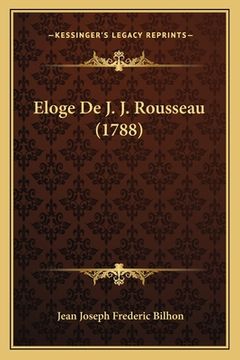 portada Eloge De J. J. Rousseau (1788) (in French)