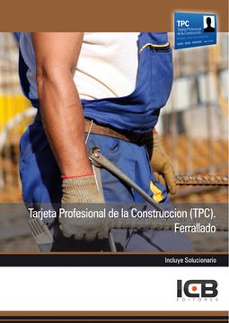 portada Manual Tarjeta Profesional de la Construcción (Tpc). Ferrallado (in Spanish)