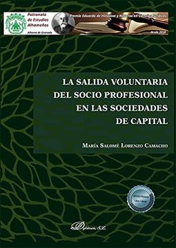 portada La Salida Voluntaria del Socio Profesional en las Sociedades de Capital (in Spanish)