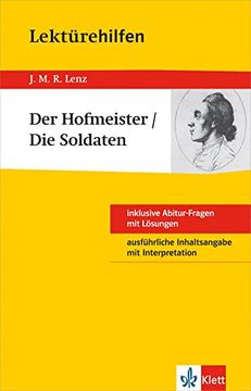 portada Lektürehilfen J. M. R. Lenz "Der Hofmeister / die Soldaten" (en Alemán)