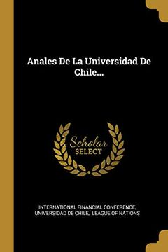 portada Anales de la Universidad de Chile. (in Spanish)