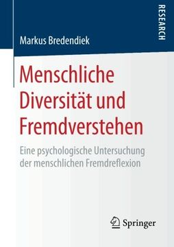 portada Menschliche Diversität und Fremdverstehen: Eine psychologische Untersuchung der menschlichen Fremdreflexion (German Edition)
