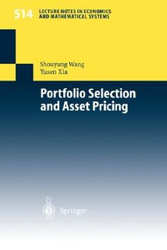 portada portfolio selection and asset pricing (in English)