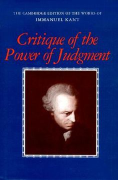 portada critique of the power of judgment (in English)