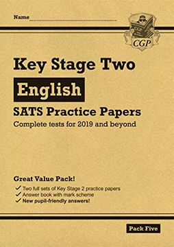 portada New ks2 English Sats Practice Papers: Pack 5 (For the Tests in 2019) (Cgp ks2 Sats Practice Papers) (en Inglés)
