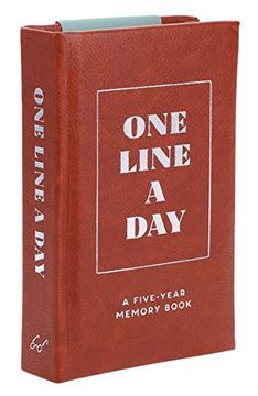 portada Vegan Leather one Line a Day: A Five-Year Memory Book (en Inglés)