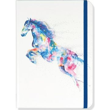 portada Watercolor Horse Journal (Not, Diary) (en Inglés)