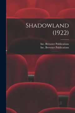 portada Shadowland (1922) (in English)