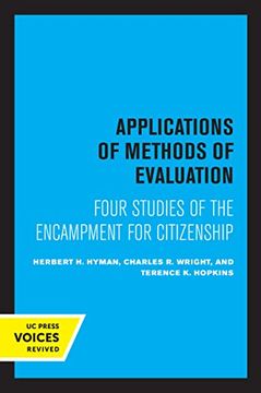 portada Applications of Methods of Evaluation: Four Studies of the Encampment for Citizenship (in English)